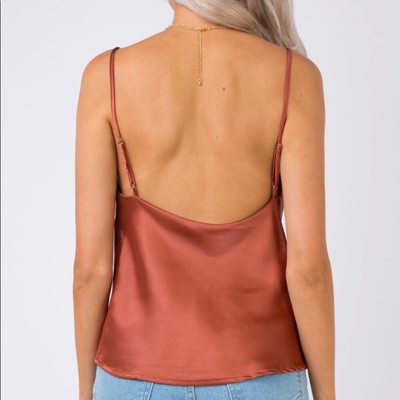 🌻🌻Princess Polly Betta Vanore rust cami size XS - Picture 3 of 3